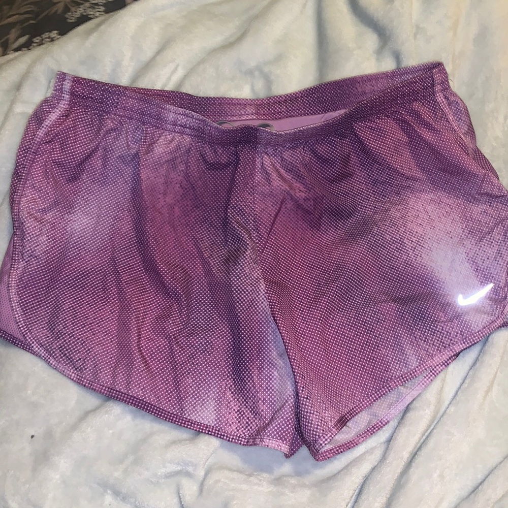 Nike shorts, purple